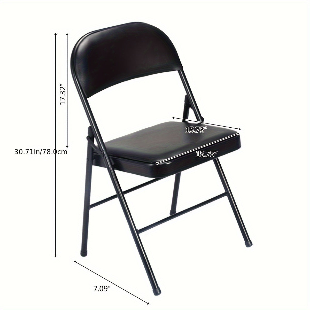 12 pack black folding chair set padded folding chairs steel