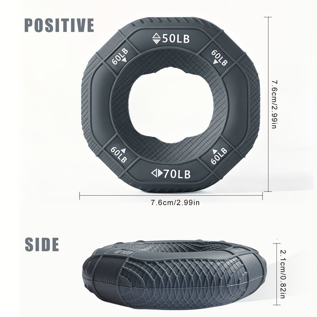 hexagonal silicone grip strengthener   finger