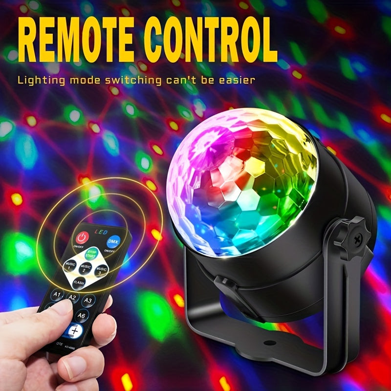 2 4pcs   sound activated party lights remote