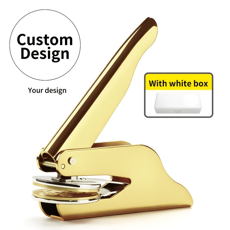 1set personalized metal book embosser stamp custom ex