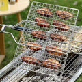bbq grill basket large capacity perfect grilling fish