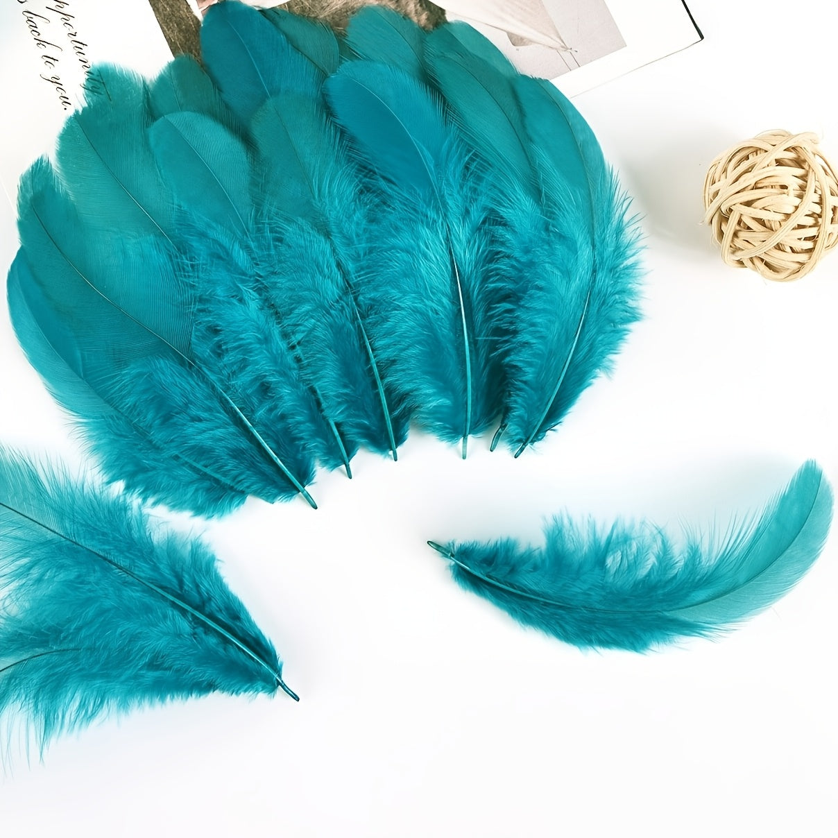 297pcs colorful artificial feathers suitable diy crafts