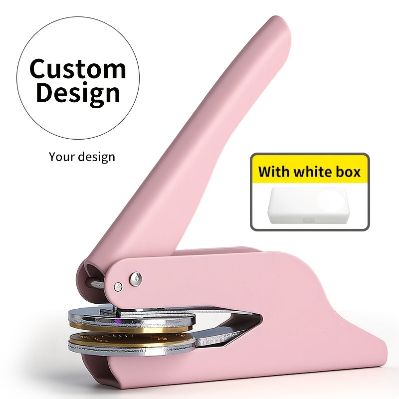 1set personalized metal book embosser stamp custom ex
