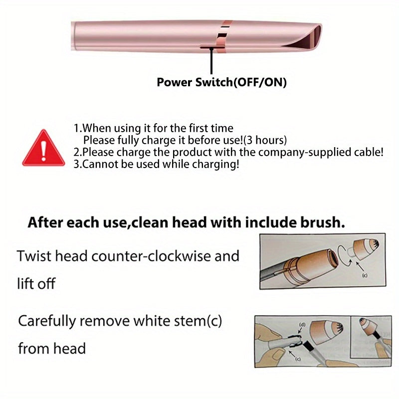 portable electric eyebrow trimmer   5