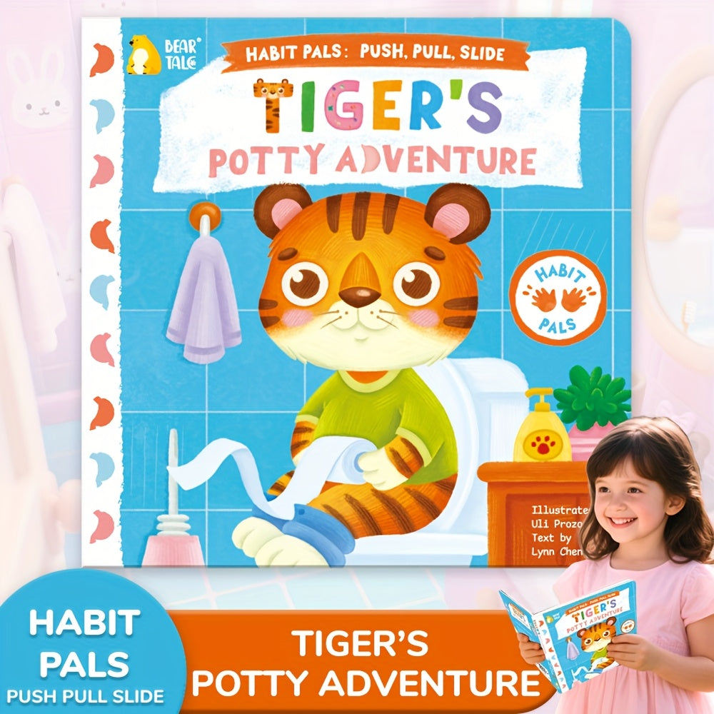 tigers potty adventure push pull books busy book preschool