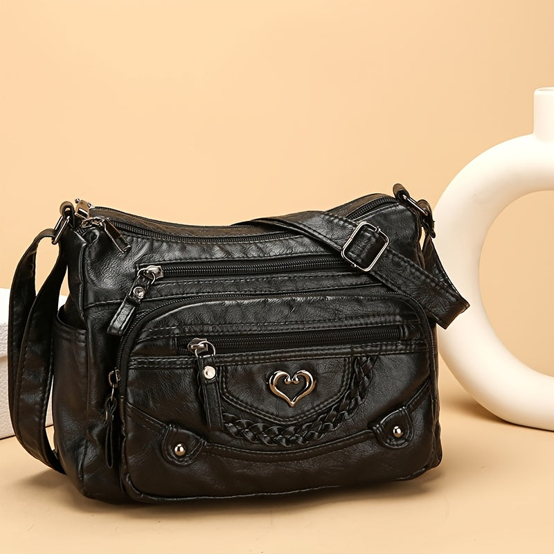 multi compartment tote bag soft texture stylish