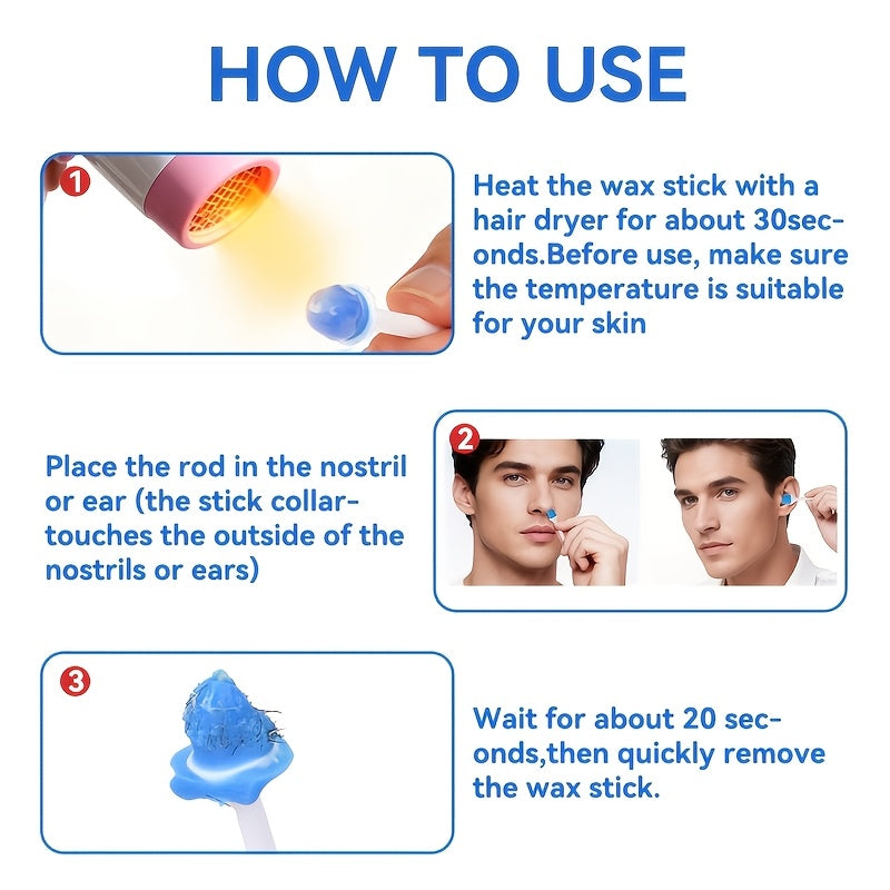 5pcs portable hair removal stick men women precision facial