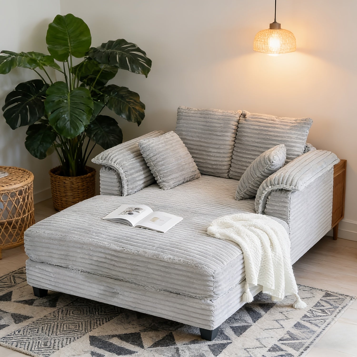 56 oversized corduroy sofa bed recliner sleeper