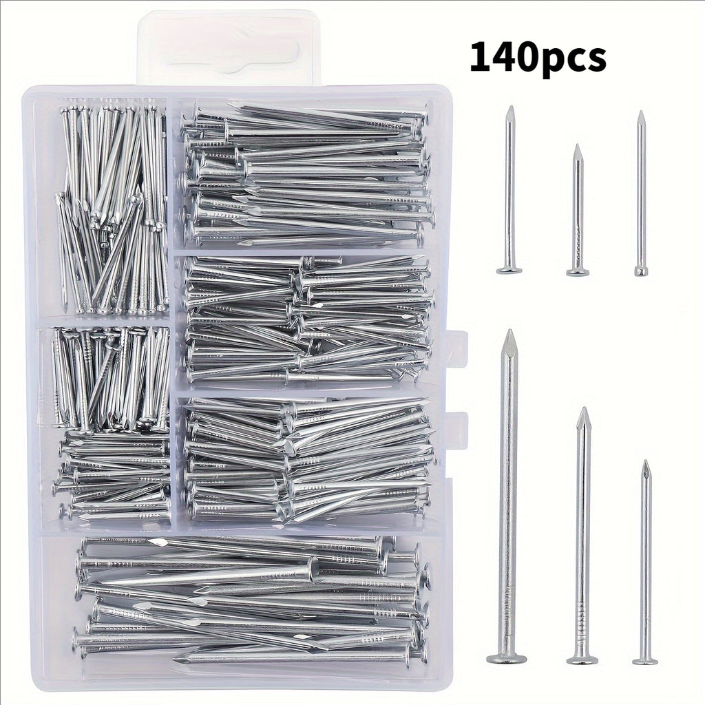 a set 140pcs   hardware nails wall nail storage box 6