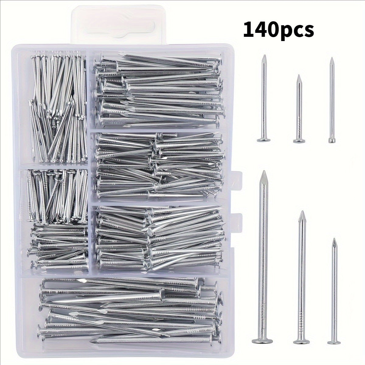 a set 140pcs   hardware nails wall nail storage box 6