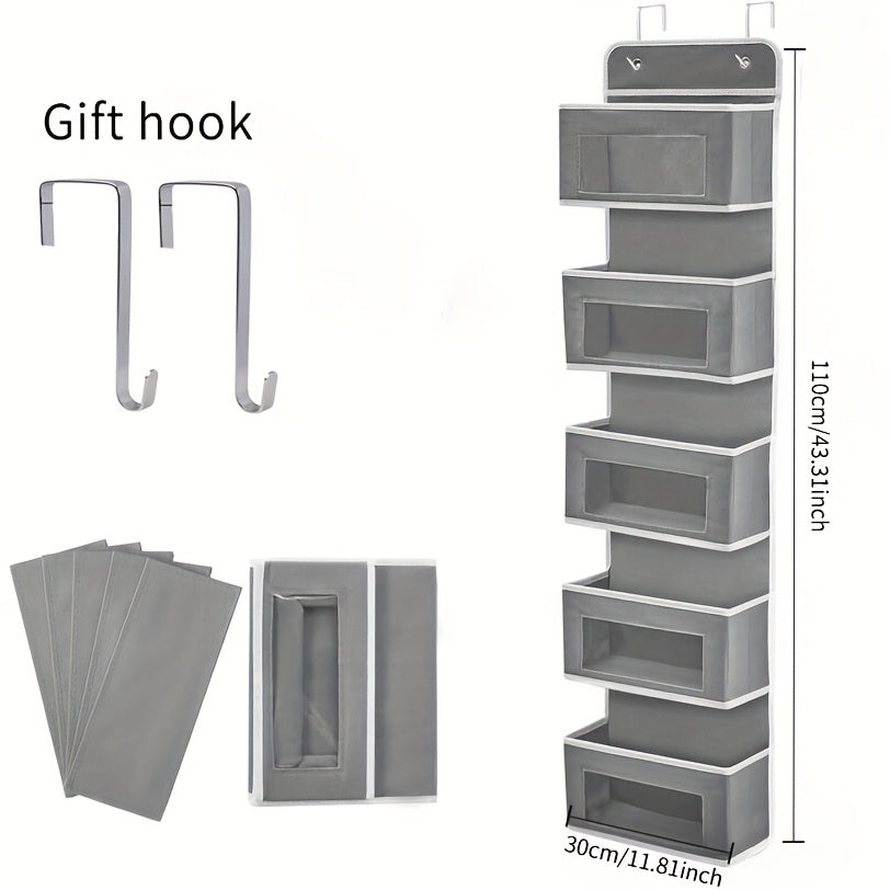 5 layer behind door storage rack 19 96kg load bearing