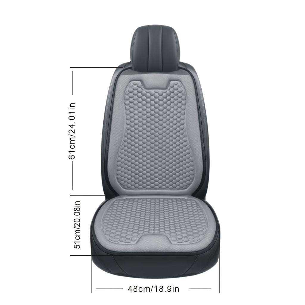 1pc universal season car seat cushion black cooling sedan