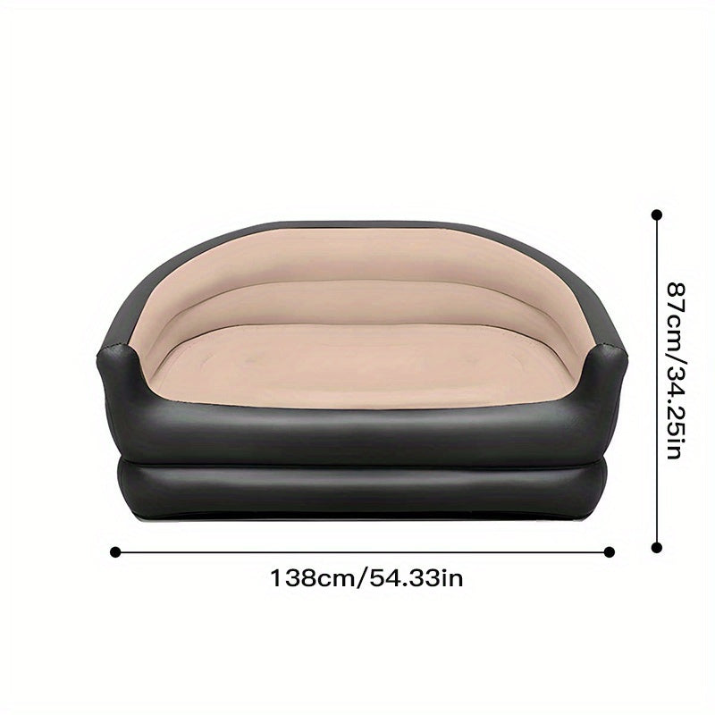 double inflatable air sofa two portable inflatable lounge