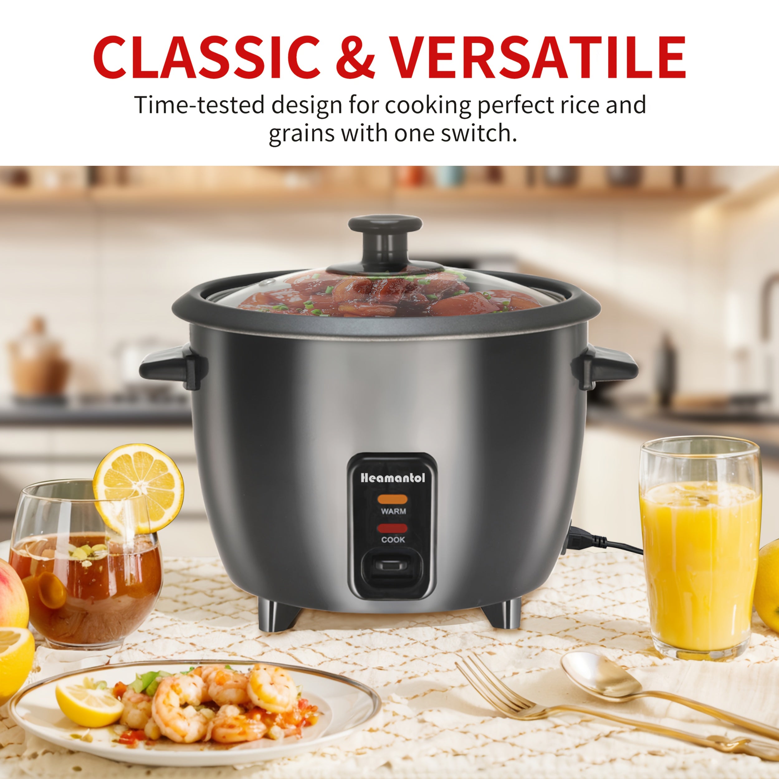 rice cooker removable nonstick pot yogurt maker auto keep