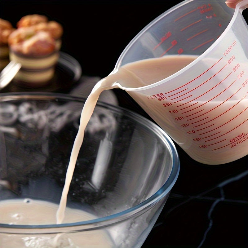 3pcs nesting measuring cups set 1 cup 250ml 2 cups 500ml 4