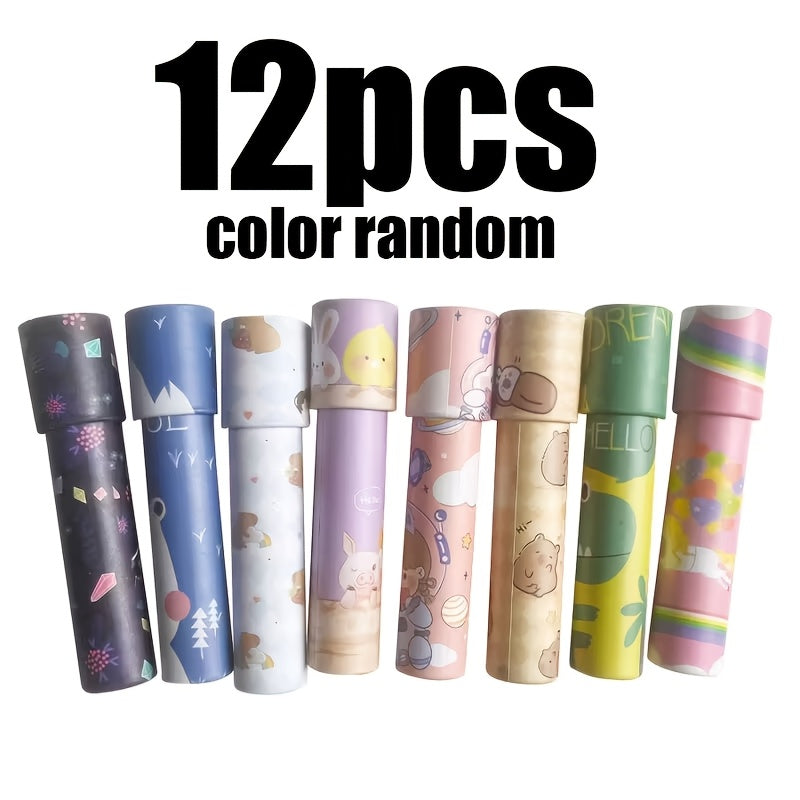 6 12 18pcs rotating kaleidoscope magical birthday party toys