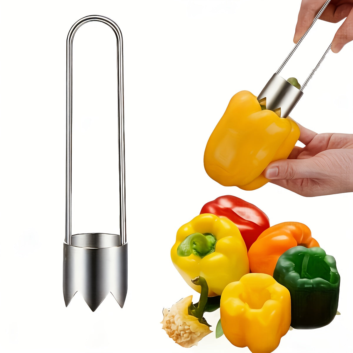 stainless steel cherry pitter multi use fruit corer olives