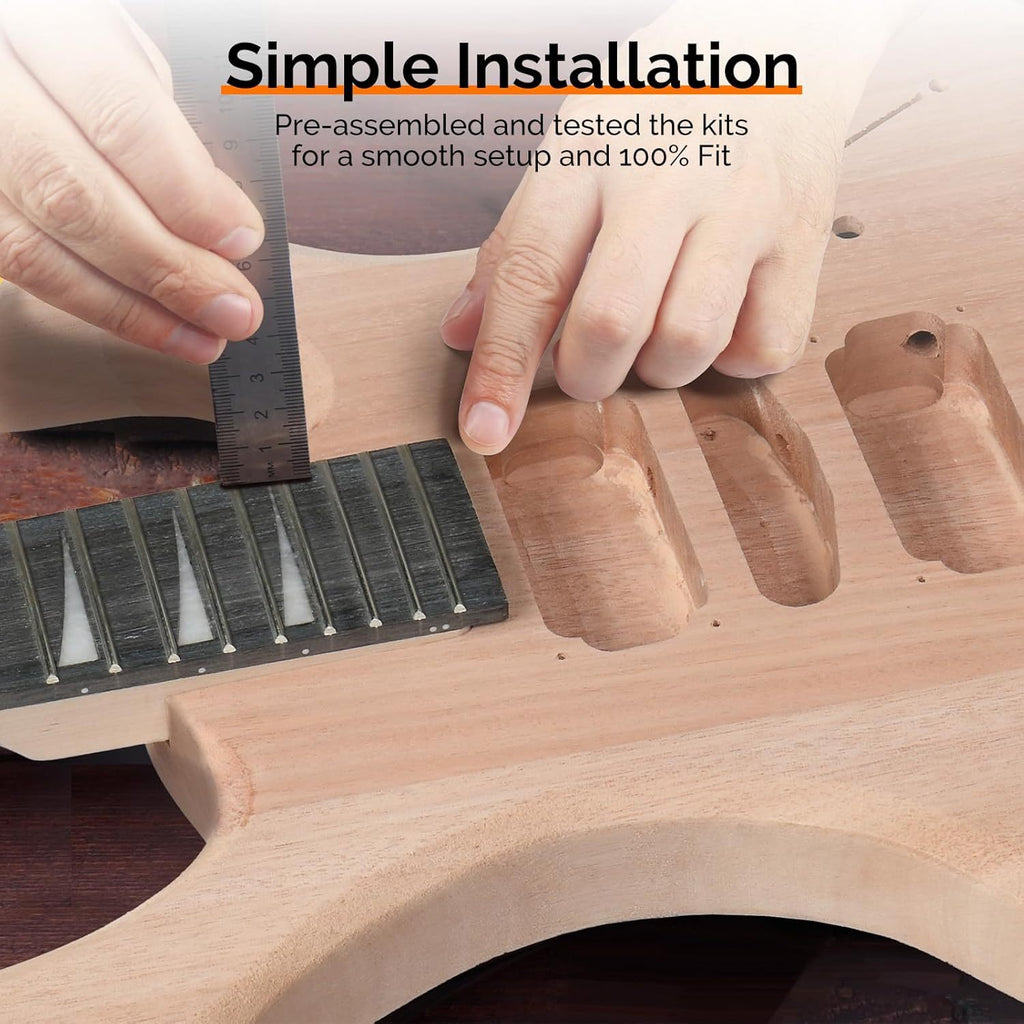 diy electric guitar kit 6 strings guitar kit