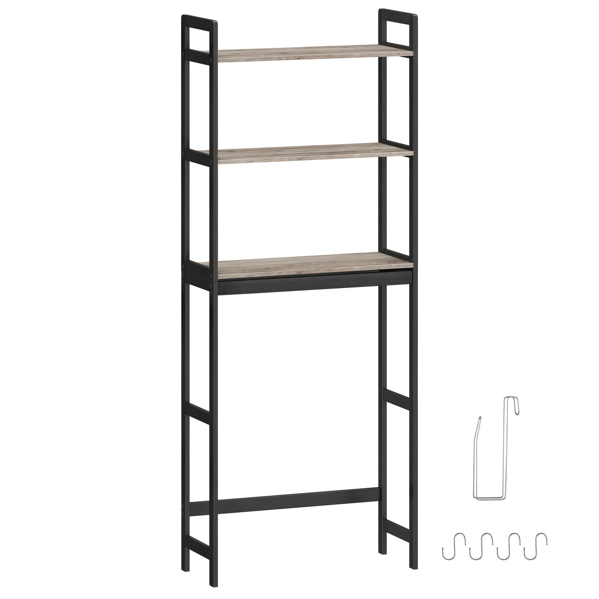 shelf unit toilet bathroom organizer
