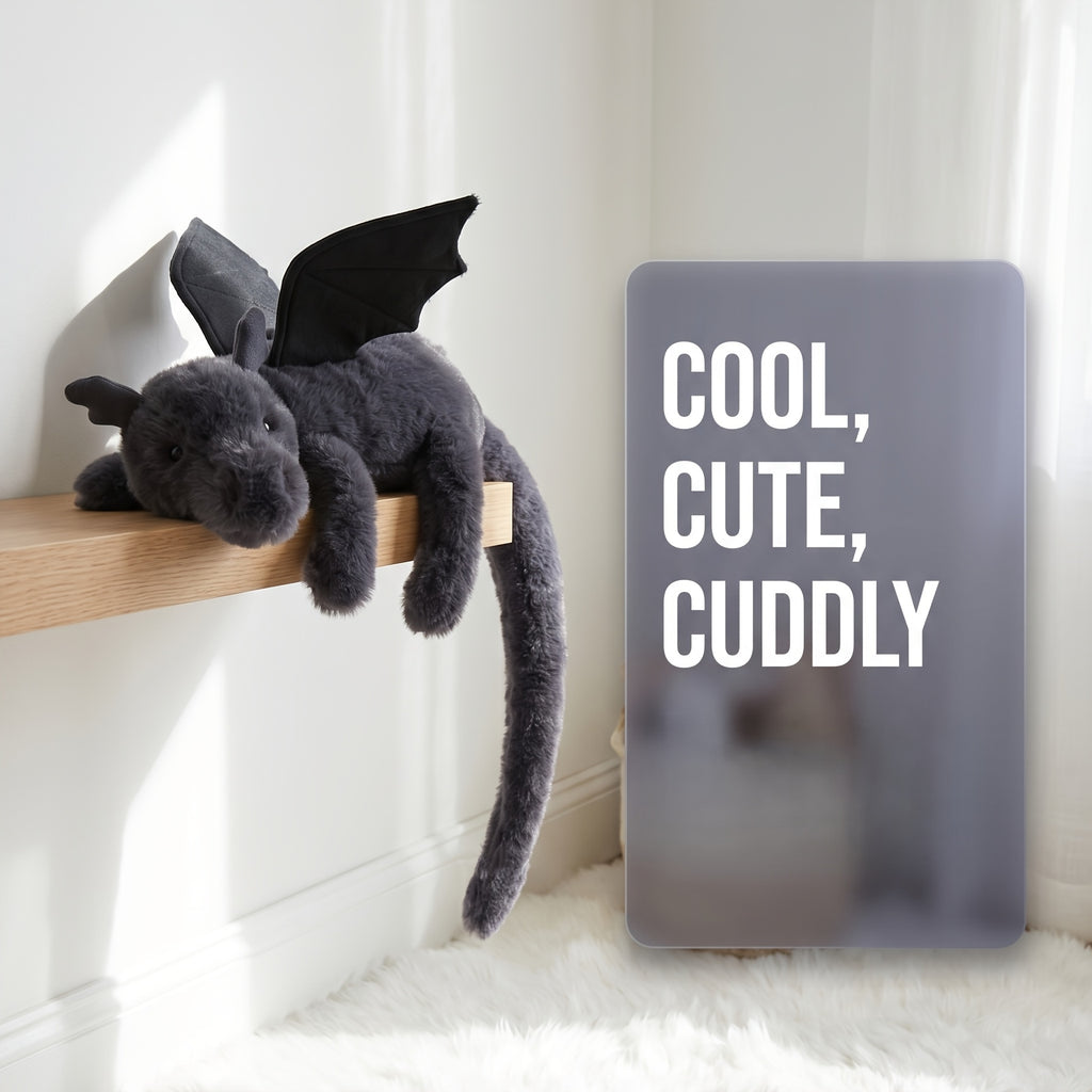 85cm 33 46 inches giant plush filling black dragon plush