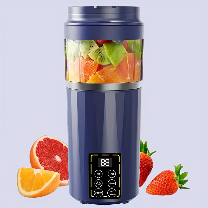 portable juicer led display usb rechargeable handheld juice
