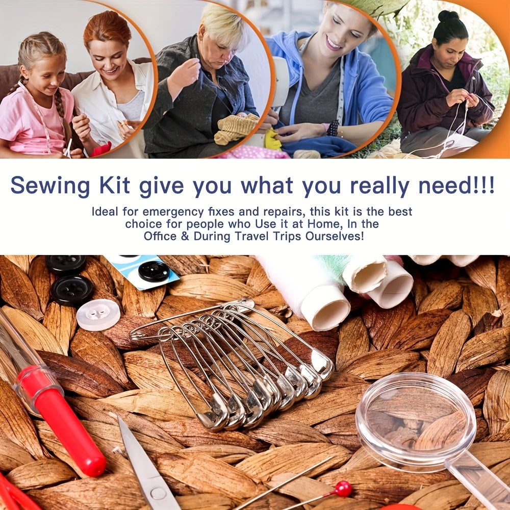85pcs beginner   basic hand sewing deluxe starter kit
