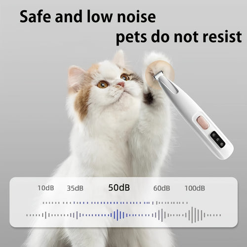 1 pet grooming electric clipper usb rechargeable led light