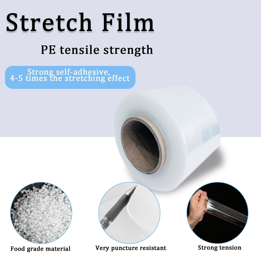 1 roll 9055 inch stretchable shrink film non heated bottle