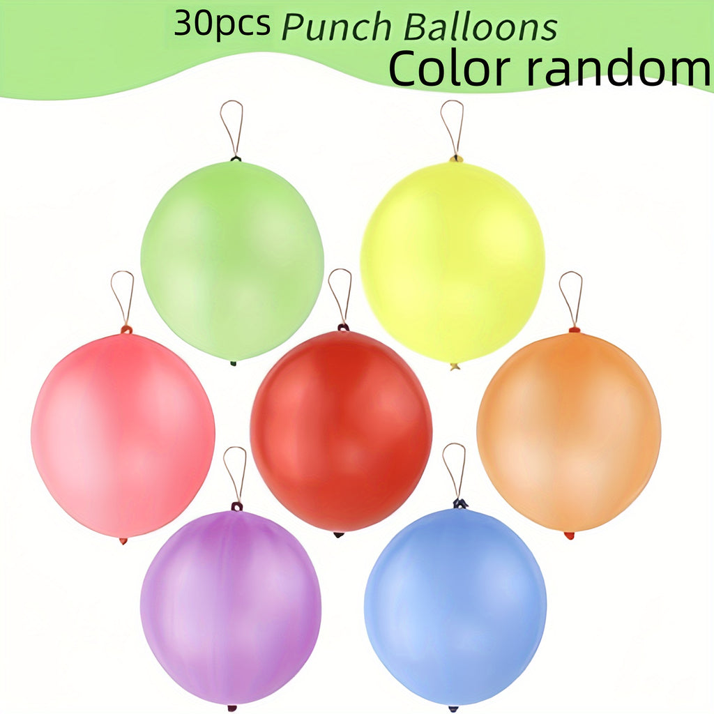 12 20 30pcs punch balloons punching balloon heavy duty party