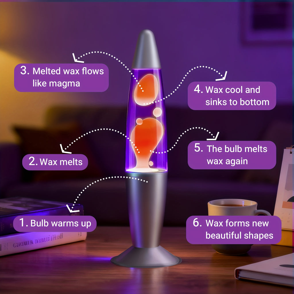 16inch beautiful lamp silvery shell lava lamp suitable room