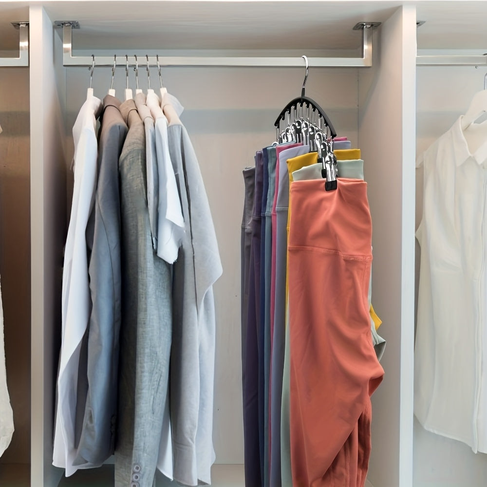 legging organizer closet metal yoga pants hangers 10 clips