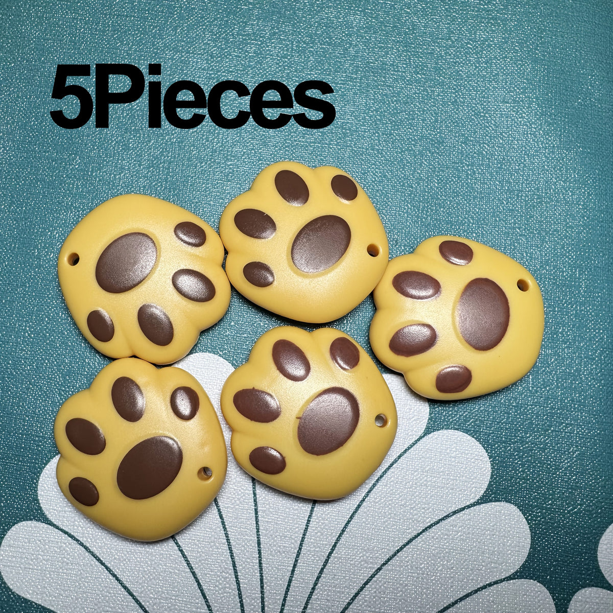 3 5pcs avocado green portable cutting tool cute cat paw