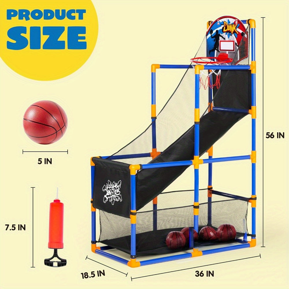 arcade basketball game set 4 balls   3 years old