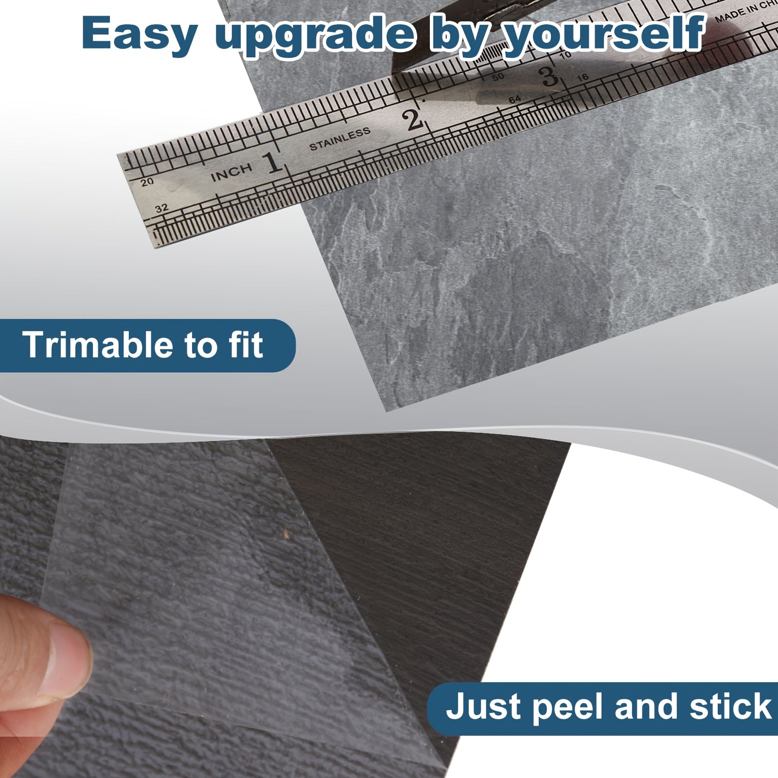50pcs peel stick floor tiles 12 x 12 floor tiles peel stick