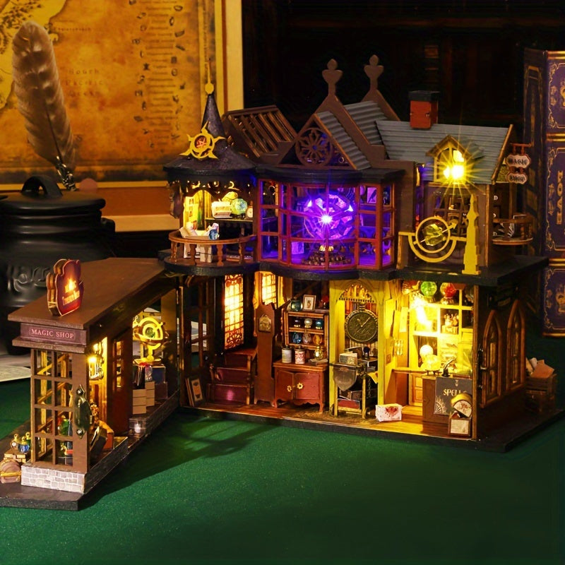 1pc miniature house kit wooden dollhouse   building
