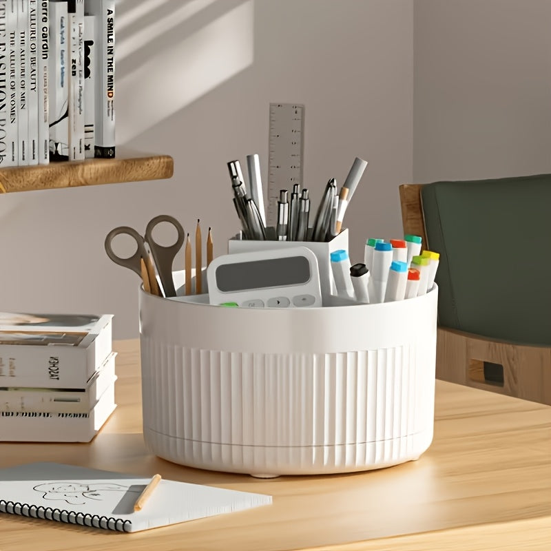 zxf 360 degree rotating pen holder desk drawer organizer