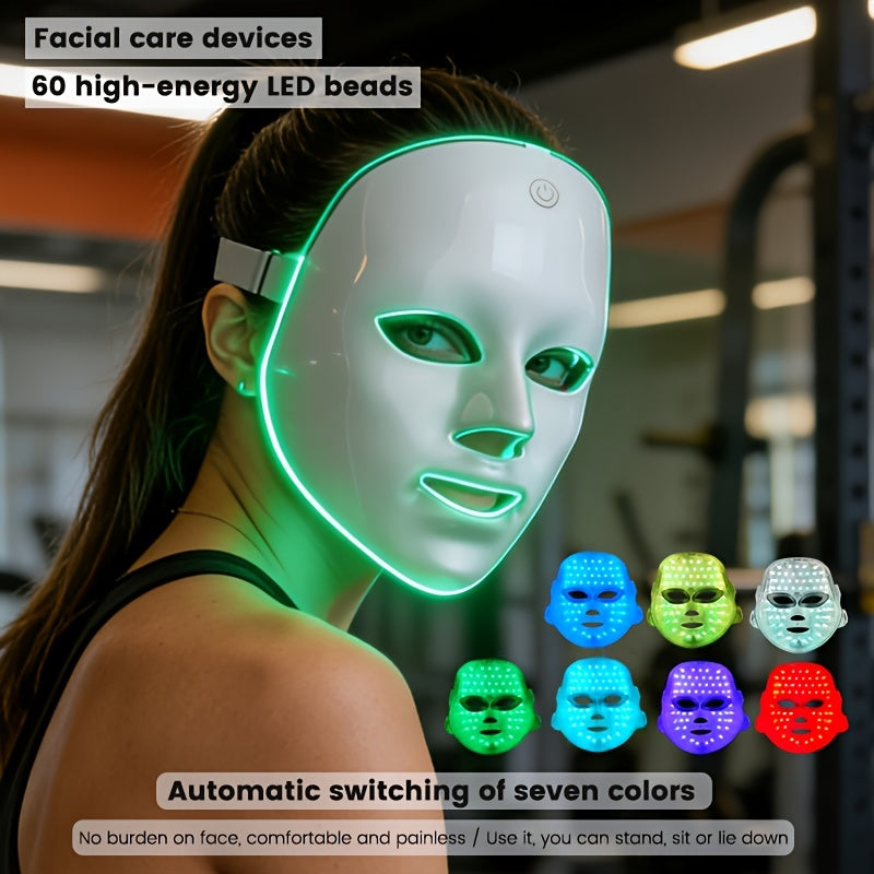 a 7 color facial mask machine portable facial care device