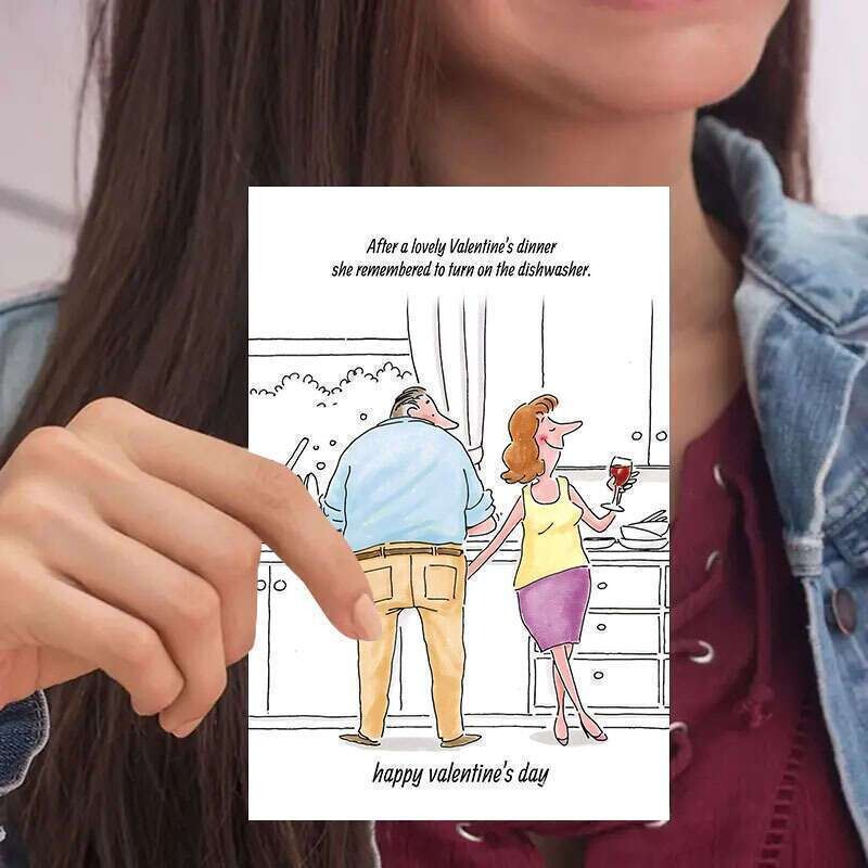 a fun valentines day card an envelope featuring a humorous