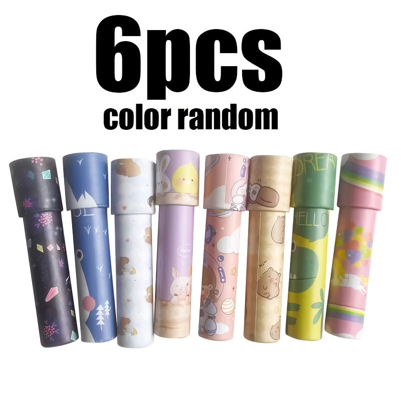 6 12 18pcs rotating kaleidoscope magical birthday party toys