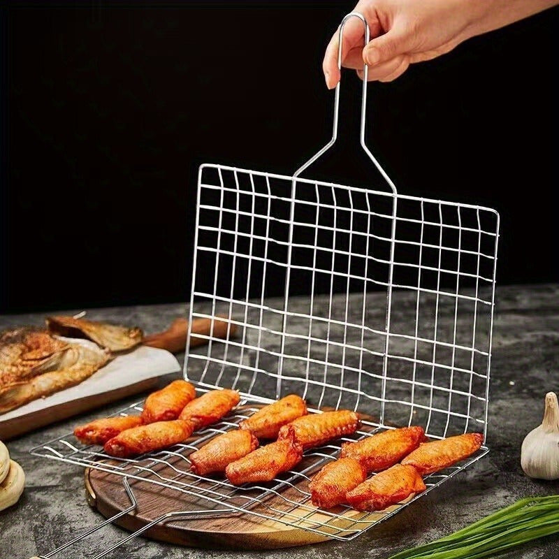 bbq grill basket large capacity perfect grilling fish