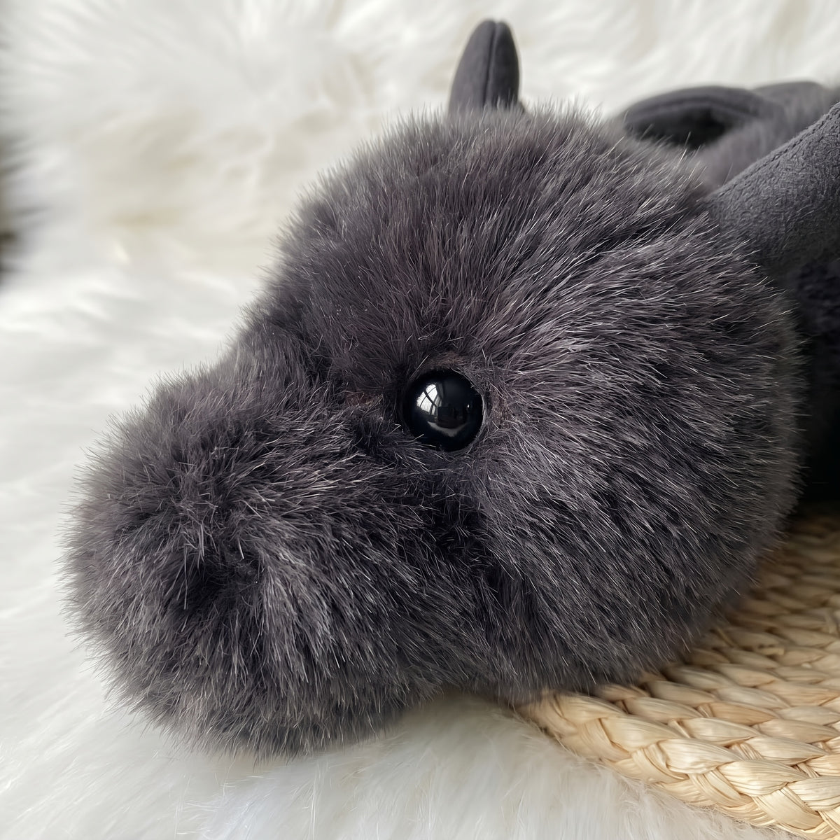 85cm 33 46 inches giant plush filling black dragon plush