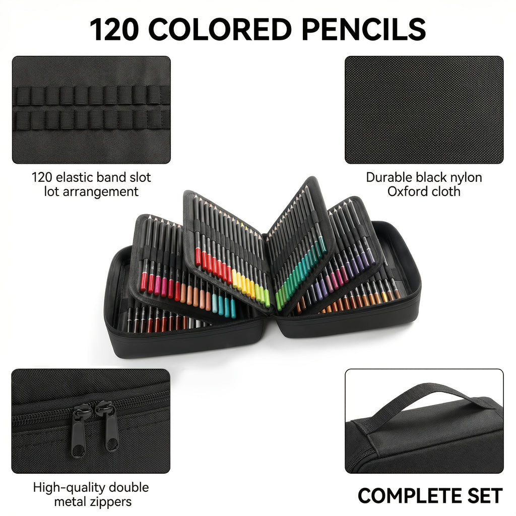 back school art supplies 120 colors colored pencils set