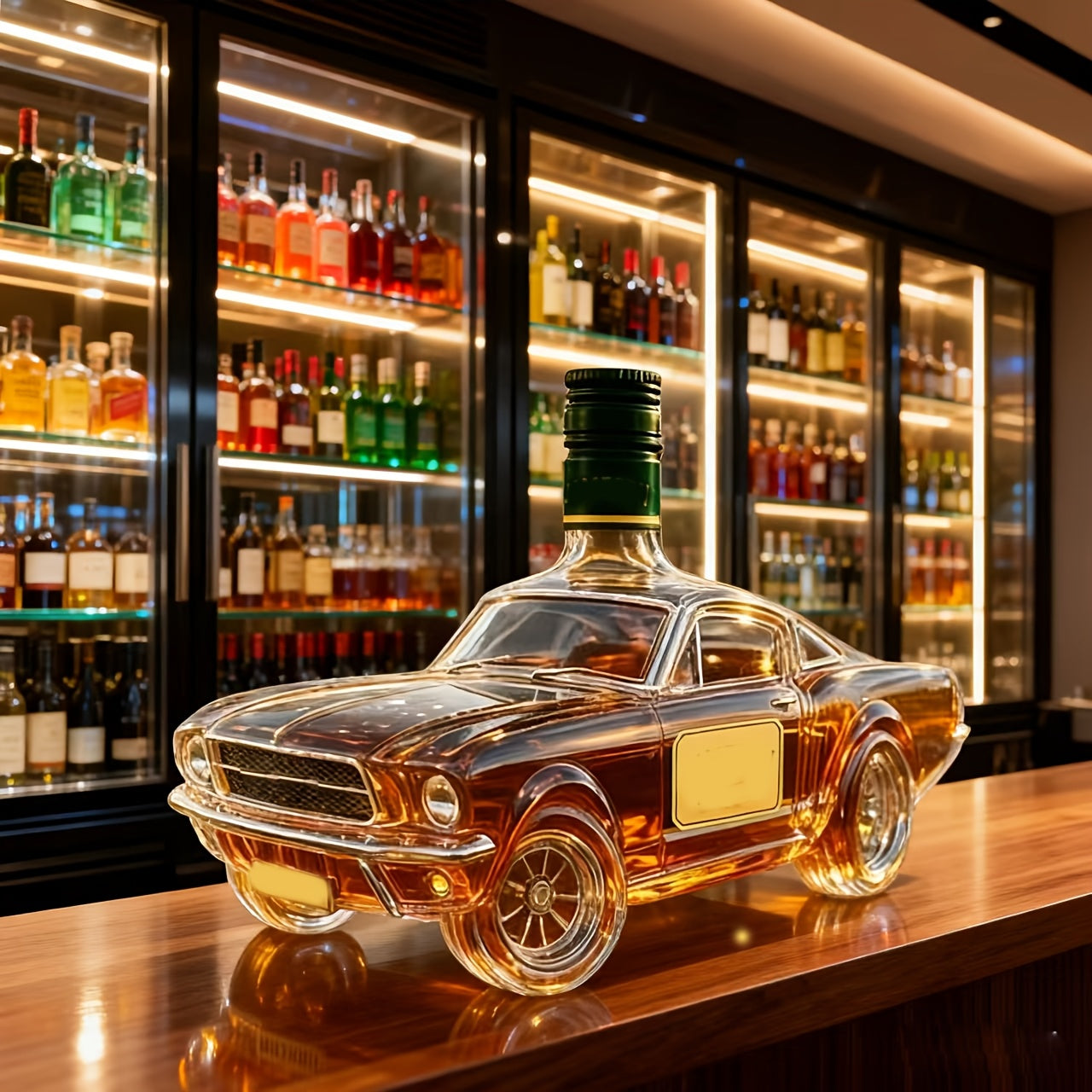 400ml hand blown car shaped whiskey bottle car model wine