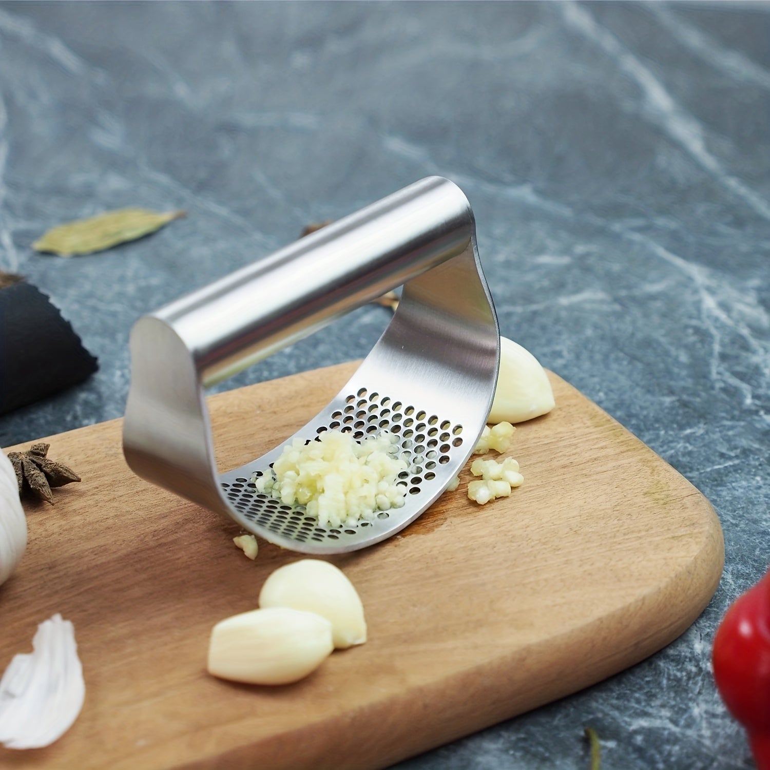 1 garlic press stainless steel ring garlic press garlic