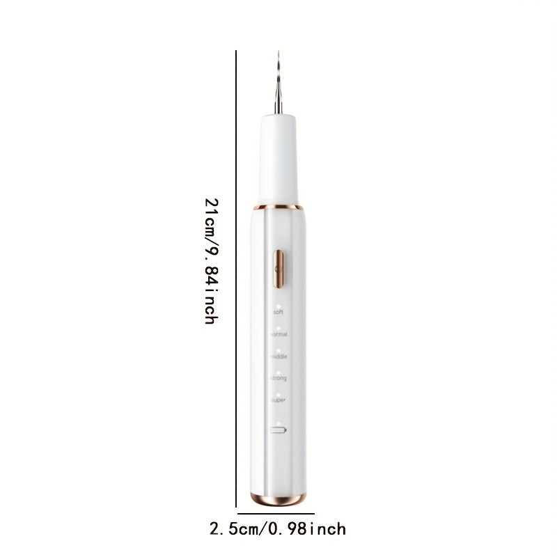electric teeth cleaner with led light, interdental plaque remover, 5 cleaning   & 2 replacement heads - -   device for s, travel & home use, oral irrigator-like function (no required) | Free Shipping On Items Shipped From Temu | Temu