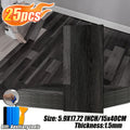25pack 50  wood grain vinyl flooring tiles 15 75 x 5