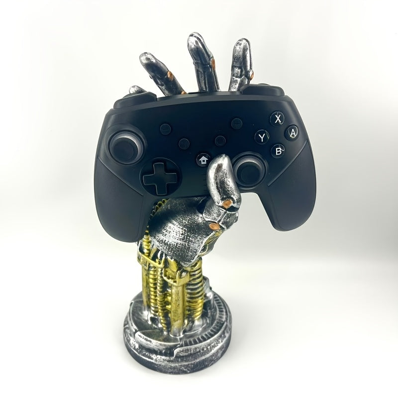 1pc unique   cyberpunk mechanical arm statue futuristic