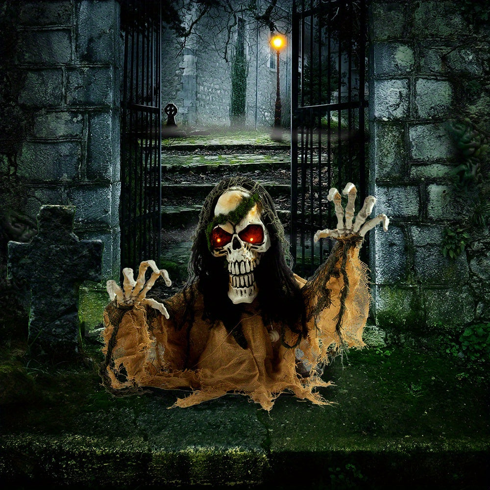 halloween decoration outdoor animated zombie