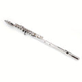 nickel plated c closed hole 16 key concert band flute in