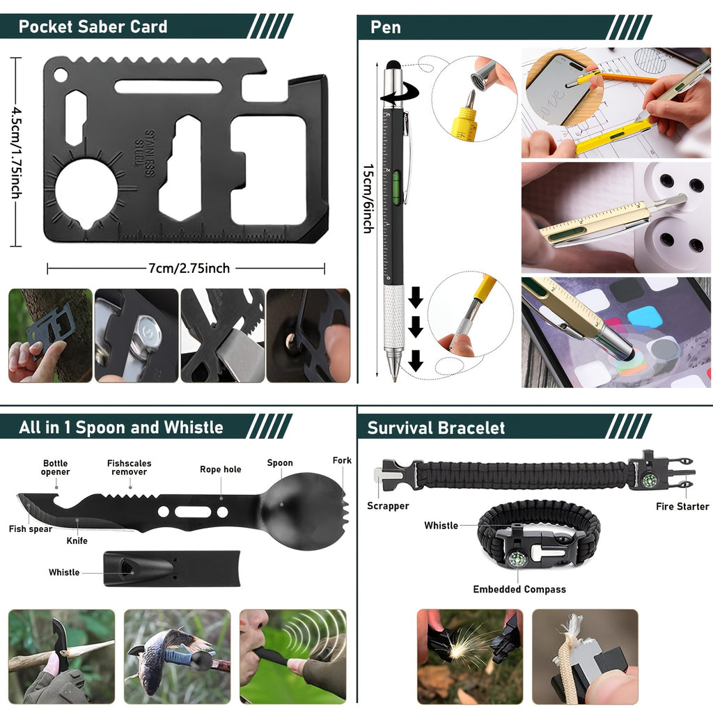 272pcs survival gear equipment fire starter